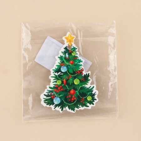 Schildik decorative for the gift "Christmas tree", 5 x 7 cm, New Year-4