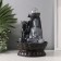 The desktop fountain from the network, backlight "Buddha at the cliff with bowls" gray 20x20x30 cm