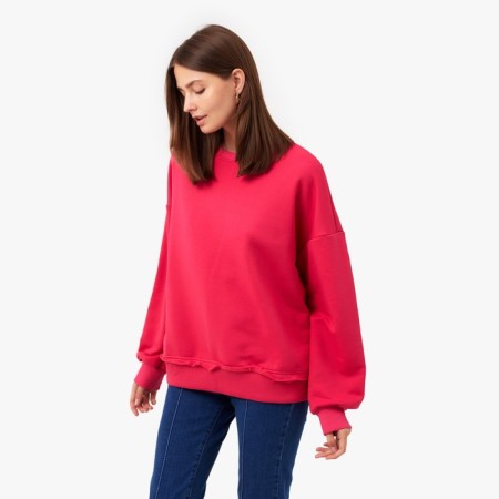 Female sweatshirt Minaku: Casual Collection Fuchsia color, size 46-48-1