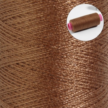 Threads 40/2, 200 m, brown color No. 465-1