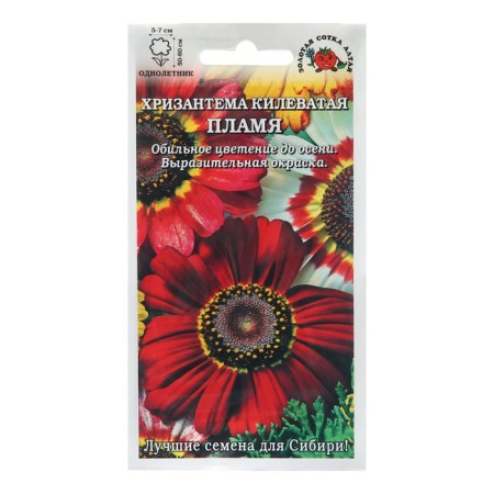 Seeds of chrysanthemum flowers "flame", 0.1 g