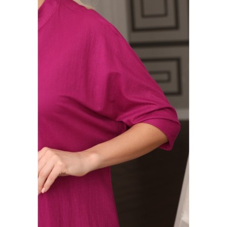 Women's dress, size 46, fuchsia color-12