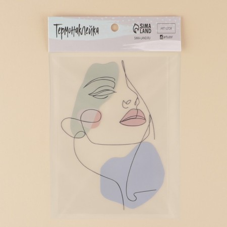 Thermonacleka for textiles "Line", 10.37 x 14.97 cm-1