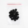 Button on the leg, d = 10 mm, the color is black