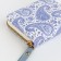Women's wallet with lightning, blue color