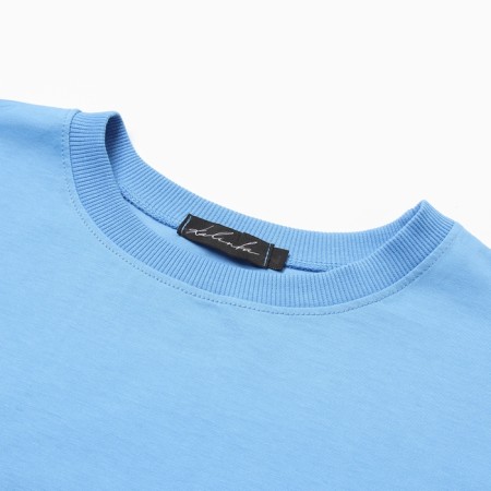 T -shirt female, blue color, size 46-1