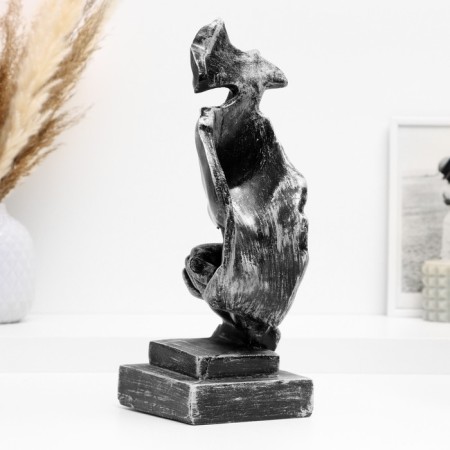 Figure "Silence" Black, 30x12x14cm-2