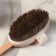 Massage brush for a body made of natural bristles, with a handle, horse hair, smooth