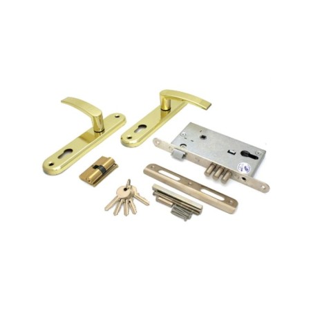 Soldemless Border Castle 4-3, with a pen, brass color