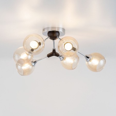 Ceiling chandelier "Til" E27 6x60 watts-10