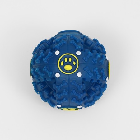 The croaking ball for dogs is large, hard, 9.5 cm, dark blue-2