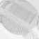 Metallized braid "fringe", 10 cm, 4.5 ± 0.5 m, white color