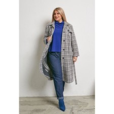 Female coat, size 56, blue color