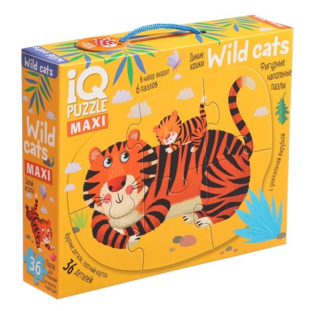 IQ Puzzle Floor "Wild Cats", 3+