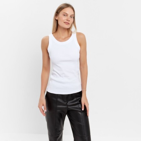 T -shirt female, white color, size S (42)