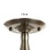 Madeleine chandelier 3x40W E27 Antique bronze 40x40x50 cm.