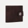 Male purse on a magnet, department for bills, for maps, for coins, brown color
