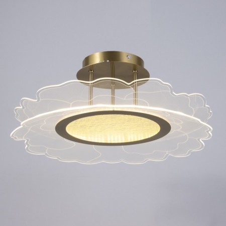 Causte "Grace" LED 48W 3000-6000K gold 50x50x7-150cMMsm-1