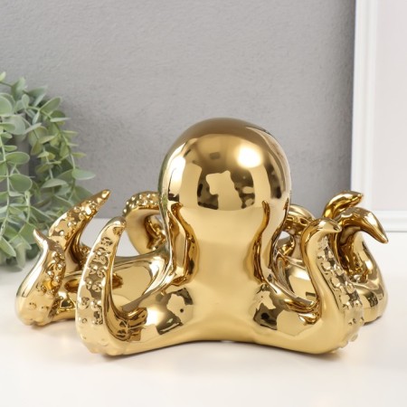 Souvenir Ceramics "Osminog" Gold 29x25x16 cm-2