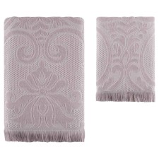 Tainted tange Arya Home, 530 g, size 50x90 cm, dry rose color
