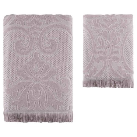 Tainted tange Arya Home, 530 g, size 50x90 cm, dry rose color