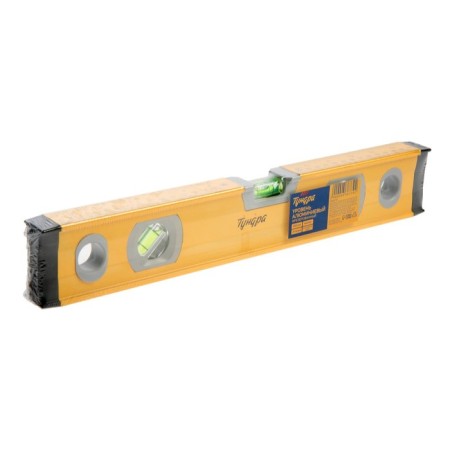 Level aluminum magnetic tundra, milling, 3 eyes, 400 mm-6
