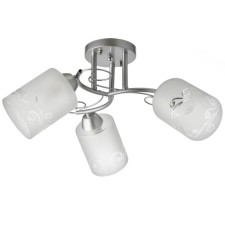 Chandelier 1082/3SL 40W E27 silver 48x48x24 cm Bayerlux