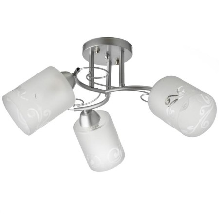 Chandelier 1082/3SL 40W E27 silver 48x48x24 cm Bayerlux