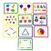 Game set with sticks "Study the score and colors", counting sticks, according to the Montessori method