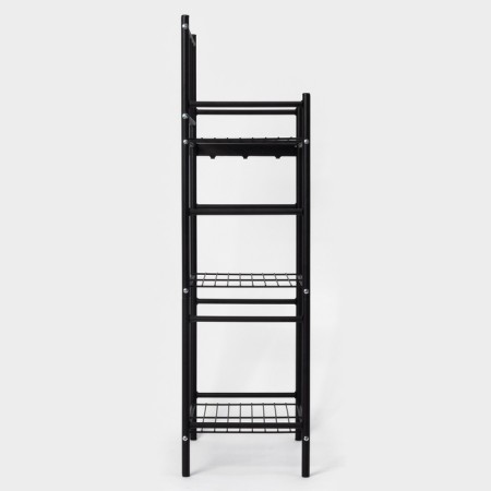 Roster 3-tier floor, 43 × 26 × 93.5 cm, black color-2