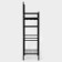 Roster 3-tier floor, 43 × 26 × 93.5 cm, black color