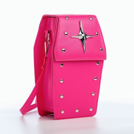 Youth bag on magnet, pink color-1