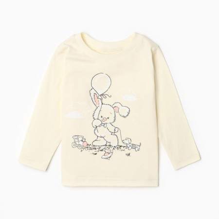 Longsliv children, light-beige color, height 68