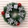 New Year's Wreath D-25 cm "Flowers and gifts"