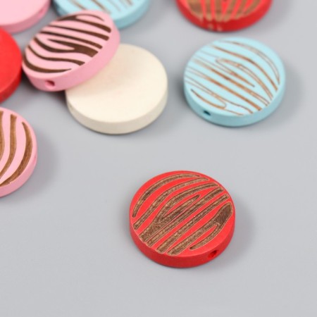 Busina for creativity tree "Color with zebra coloring" MIX 2x2x0.3 cm-1