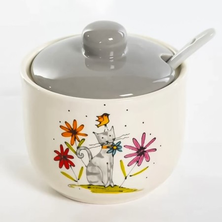 Elrington Sugar "Gray Cat", with a spoon, 320 ml-1
