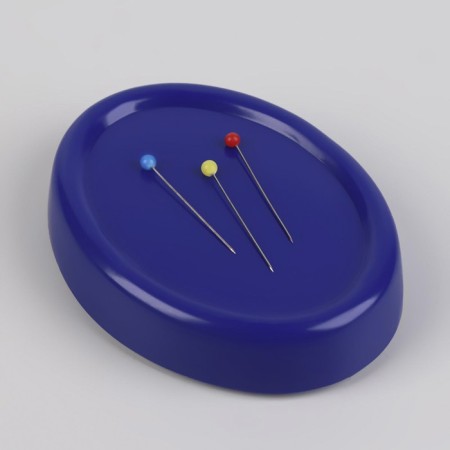 Magnetic needle, with pins, 10 × 7.5 cm, blue color-1