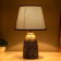 Table lamp "Kiu" 1x40W E14 black/gold 22x22x34cm