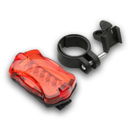 Rear bicycle, waterproof bicycle, 5 diodes, 7 modes, 2AAA-1