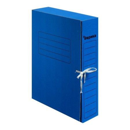 Archival folder with caligrata ties, micro -fraud, 70 mm, up to 700 l, blue-6