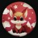 The reflective icon "Cute Fox", d = 56 mm