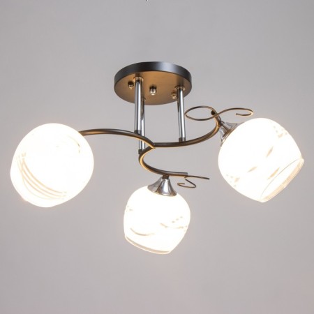 Milava chandelier 3he27 40W black-chromium 62x62x27 cm Bayerlux-1