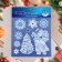 Stickers on the windows "New Year" Christmas tree, white tone, 38x30 cm
