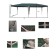 Sadovy tent 6*3m green, open