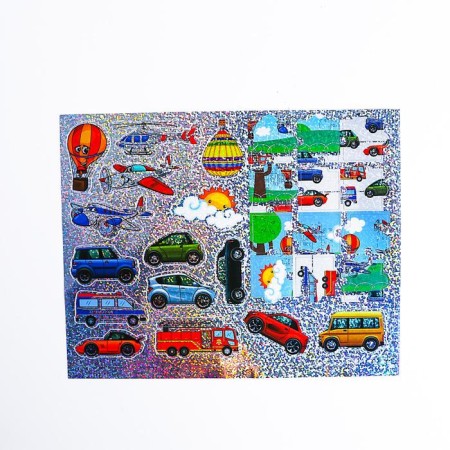 Application by stickers "Transport" PAZL-Nakleka, 2 in 1-2