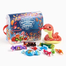 A set of sweets with a toy 