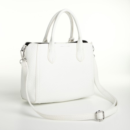Textura wives, 25*7*21, OD with zipper, regure belt, white-3