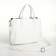 Textura wives, 25*7*21, OD with zipper, regure belt, white