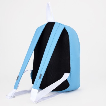 School backpack from lightning textiles, 1 pocket, textura, blue color-1