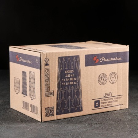 High glass glass Leafy, 330 ml-1
